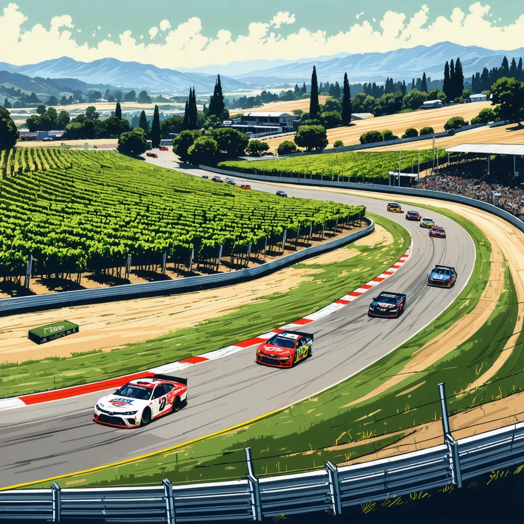 NASCAR Toyota/Save Mart 350 Trke: Uzbuđenja na stazi Sonoma